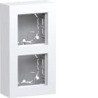 HAGER BOCCHIOTTI - SCATOLA 2-P PIATTO PARETE A.8 B LUC