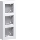 HAGER BOCCHIOTTI - SCATOLA 3-P PIATTO PARETE A.8 B OP
