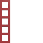 HAGER BOCCHIOTTI - CORNICE 5-P, A.8, ROSSO LUC