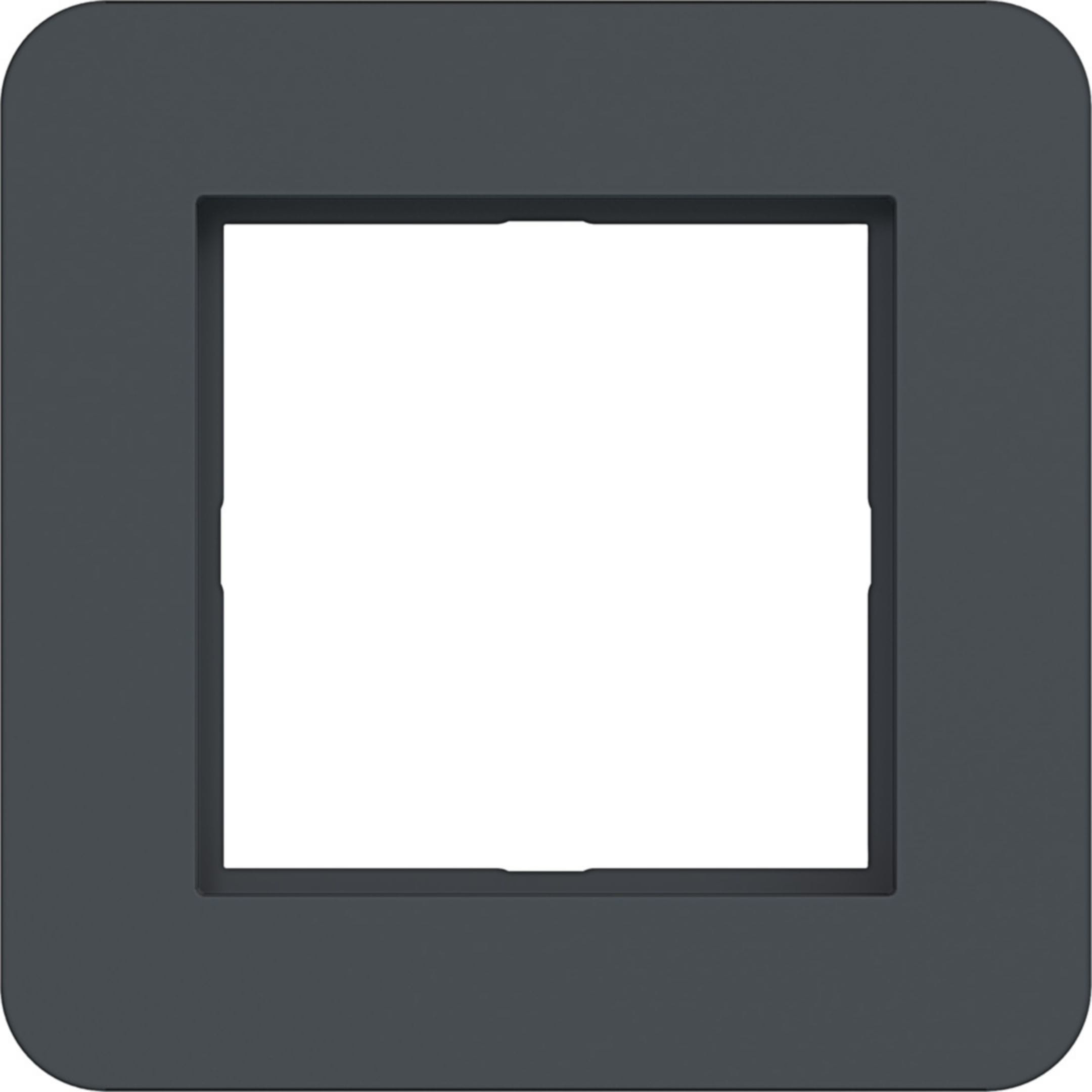 HAGER BOCCHIOTTI - CORNICE LED  1-POSTO, C.8, ANTR. OPACO