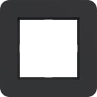 HAGER BOCCHIOTTI - CORNICE LED 1-POSTO, C.8, NERO OPACO