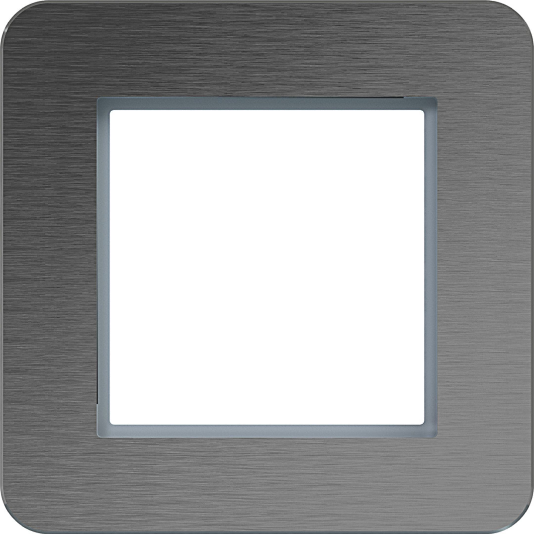 HAGER BOCCHIOTTI - CORNICE LED 1-P C.8 INOX OP MET SPAZ.