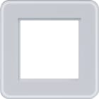 HAGER BOCCHIOTTI - CORNICE LED  1-P, C.8, VETRO BIANCO OP