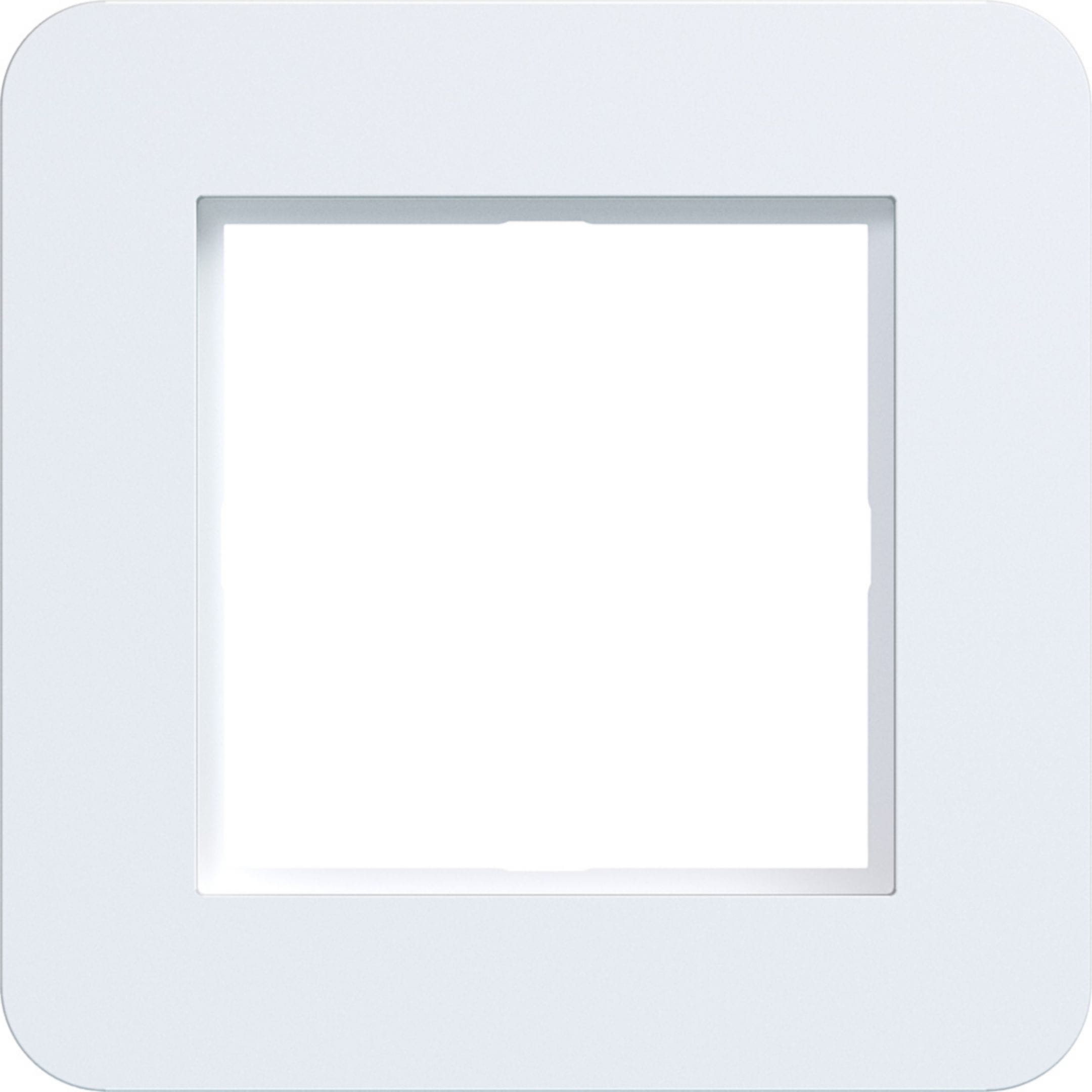 HAGER BOCCHIOTTI - CORNICE LED 1-POSTO, C.8, BIANCO LUCIDO
