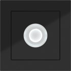 HAGER BOCCHIOTTI - PULS. E10 LUCE SCALE VITE A.1 NERO LUC