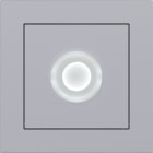 HAGER BOCCHIOTTI - PULS. E10 LUCE SCALE VITE A.1 TIT MET
