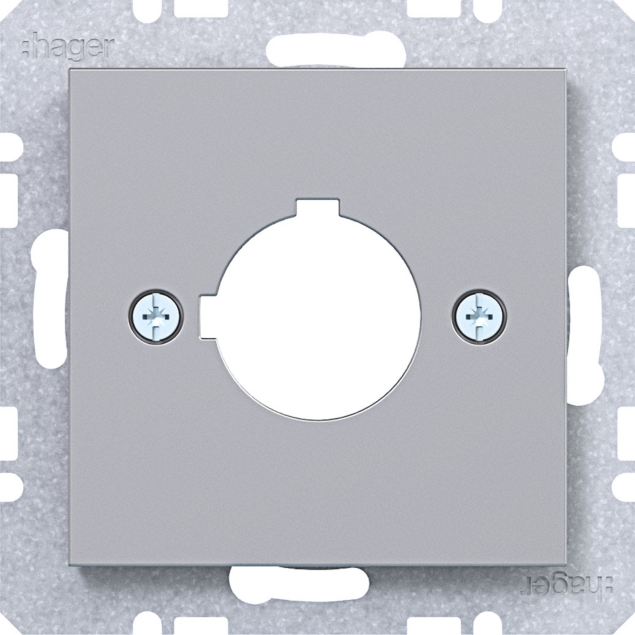 HAGER BOCCHIOTTI - P.zo c.le Ø22,5mm A.x/C.x tit met