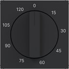 HAGER BOCCHIOTTI - PZO CLE TIMER 0-120 MIN. A.X/C.X NERO OP
