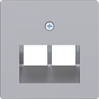 HAGER BOCCHIOTTI - PZO CLE 2 PRESE FCC 50X50 A.X/C.X TIT