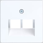 HAGER BOCCHIOTTI - Pzo cle 2 prese FCC 50x50 A-<gt/>K bianc luc