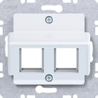 HAGER BOCCHIOTTI - Pzo cle 2-P jacks Krone 30° A-<gt/>K bian lu