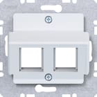 HAGER BOCCHIOTTI - Pzo cle 2-P jacks Krone 30° A-<gt/>K bian op