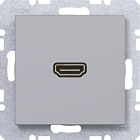 HAGER BOCCHIOTTI - Presa HDMI conness. 90° Ax/Cx tit met
