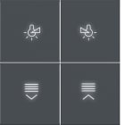 HAGER BOCCHIOTTI - COP.PULS.KNX 4 CAN.+ ILLUM. AX/CX ANTR