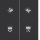 HAGER BOCCHIOTTI - COP.PULS.KNX 4 CAN.+ ILLUM. AX/CX NRO OP