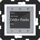 HAGER BOCCHIOTTI - RADIO TOUCH DAB+ A.X/C.X BIANCO LUC
