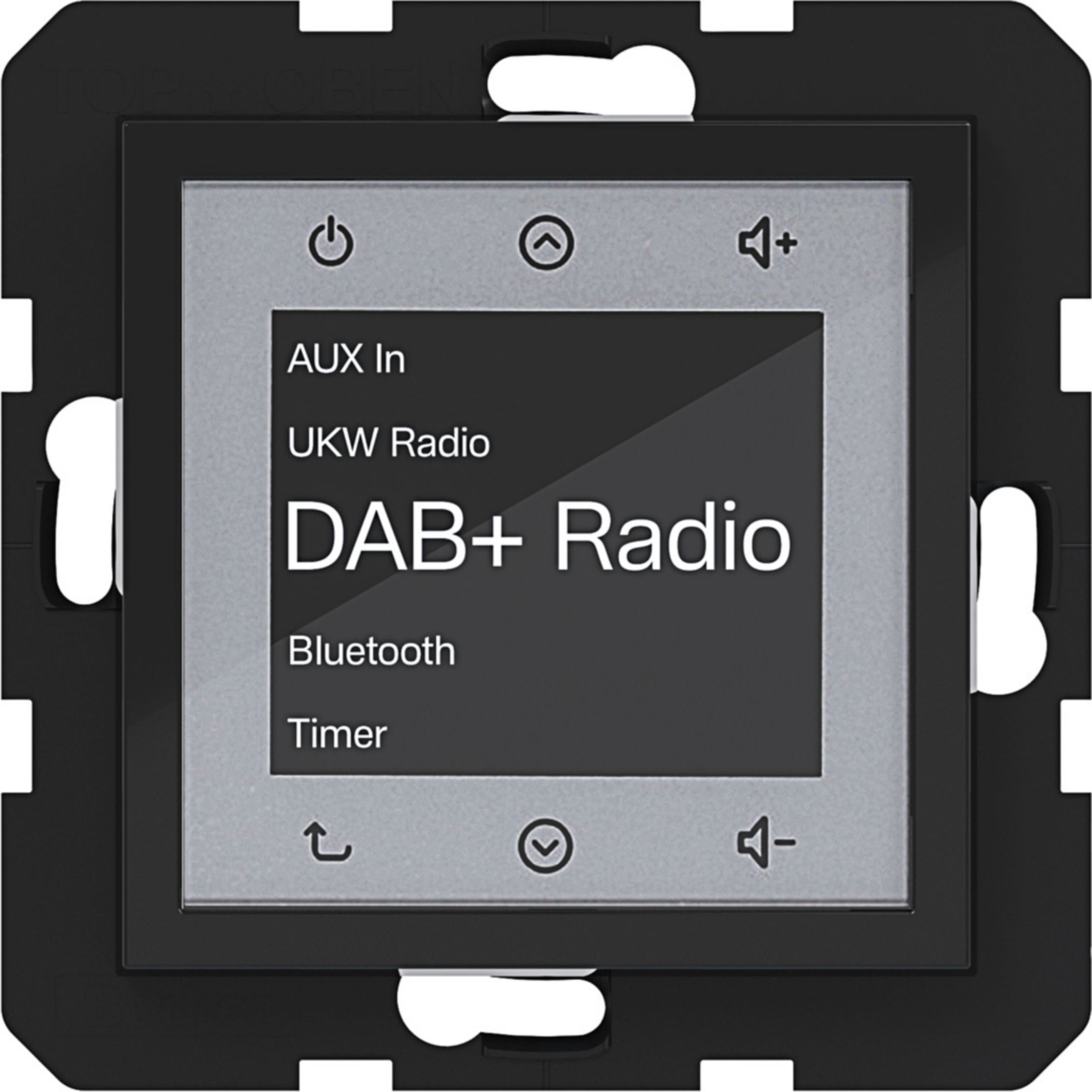 HAGER BOCCHIOTTI - RADIO TOUCH DAB + BLE A.X/C.X NERO LUC