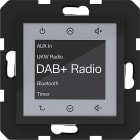 HAGER BOCCHIOTTI - RADIO TOUCH DAB + BLE A.X/C.X NERO LUC