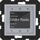 HAGER BOCCHIOTTI - RADIO TOUCH DAB + BLE A.X/C.X TIT MET