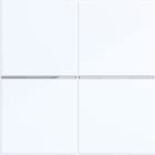 HAGER BOCCHIOTTI - COP. PULS. 2 CANALI A.X/C.X BIANCO LUC