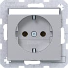 HAGER BOCCHIOTTI - PR.SCHUKO ETICH PLUG-IN A.X/ TITANIO MET