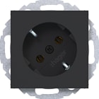 HAGER BOCCHIOTTI - Presa SCHUKO 45° plug-in A.x/C.x nero op