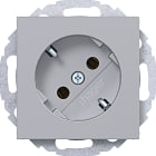 HAGER BOCCHIOTTI - Pr.SCHUKO 45° plug-in Ax/Cx titanio met