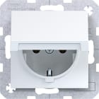 HAGER BOCCHIOTTI - PR.SCHUKO COPERCHIO AUTO A.X/ BIANCO LUC