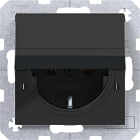 HAGER BOCCHIOTTI - PRESA SCHUKO COPERCHIO A.X/C.X NERO LUC