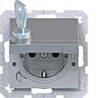 HAGER BOCCHIOTTI - PR.SCHUKO COP. +CHV A.X/C.X TITANIO MET