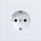 HAGER BOCCHIOTTI - PRESA SCHUKO+COP. PLUG-IN A.1 BIANCO OP