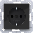 HAGER BOCCHIOTTI - PR.SCHUKO SHUTTER PLUG-IN AX/CX NERO LUC
