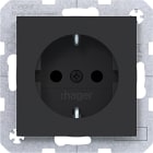 HAGER BOCCHIOTTI - PR.SCHUKO SHUTTER PLUG-IN AX/CX NERO OP