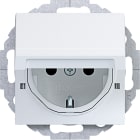 HAGER BOCCHIOTTI - Pr.SCHUKO coperch bloc.45°A.x/C.x antr