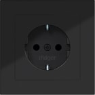 HAGER BOCCHIOTTI - PR.SCHUKO+COP SHUTTER PLUGIN A.1 NERO LU