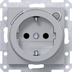 HAGER BOCCHIOTTI - PR.SCHUKO+ RCCB SHUTTER A.X/ TITANIO MET