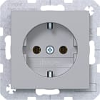 HAGER BOCCHIOTTI - PRESA SCHUKO PLUG-IN AX/CX TITANIO MET