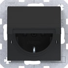 HAGER BOCCHIOTTI - Pr.SCHUKO cop.blocc.m.vite Ax/Cx nero op
