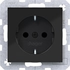 HAGER BOCCHIOTTI - PR.SCHUKO SHUTTER VITE AX/CX NERO LUC