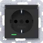HAGER BOCCHIOTTI - PR.SCHUKO LED CTR ETCH VITE AX/CX NRO OP