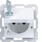 HAGER BOCCHIOTTI - Pr.SCHUKO cop. m.vite Ax/Cx bia op