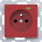 HAGER BOCCHIOTTI - PRESA SPTTOT LED CTR VITE A.X/ C.X ROSSO