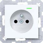 HAGER BOCCHIOTTI - PRESA SPTTOT LED CTR VITE AX/ CX BIA LU