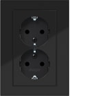 HAGER BOCCHIOTTI - 2PR. SCHUKO+COP. ALTO SHUTTER A.8 N LUC