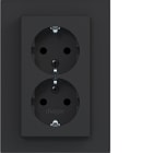 HAGER BOCCHIOTTI - 2PR. SCHUKO+COP. ALTO SHUTTER A.8 N OP