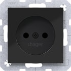 HAGER BOCCHIOTTI - PRESA NO TERRA SHUTTER AX/CX NERO LUC