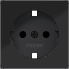 HAGER BOCCHIOTTI - PZO C.LE PR.SCHUKO SHUTTER AX/CX N LU