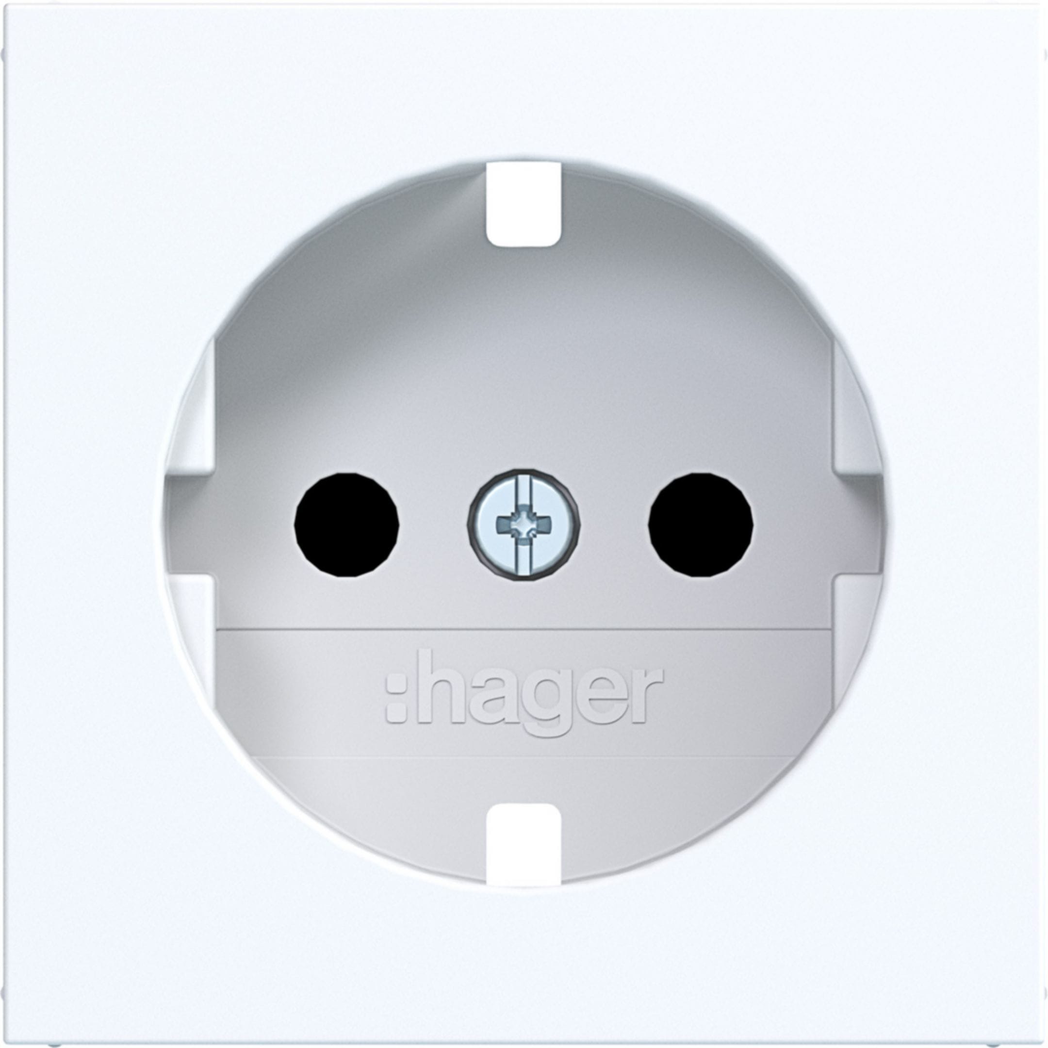 HAGER BOCCHIOTTI - PZO CLE X PR.SCHUKO SHUTTER AX/CX BIA OP