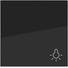 HAGER BOCCHIOTTI - BIL. 1-P+SIMB LUCE AX/CX NERO LUC