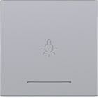 HAGER BOCCHIOTTI - BIL. 1-P+SIMB LUCE AX/CX TITANIO MET